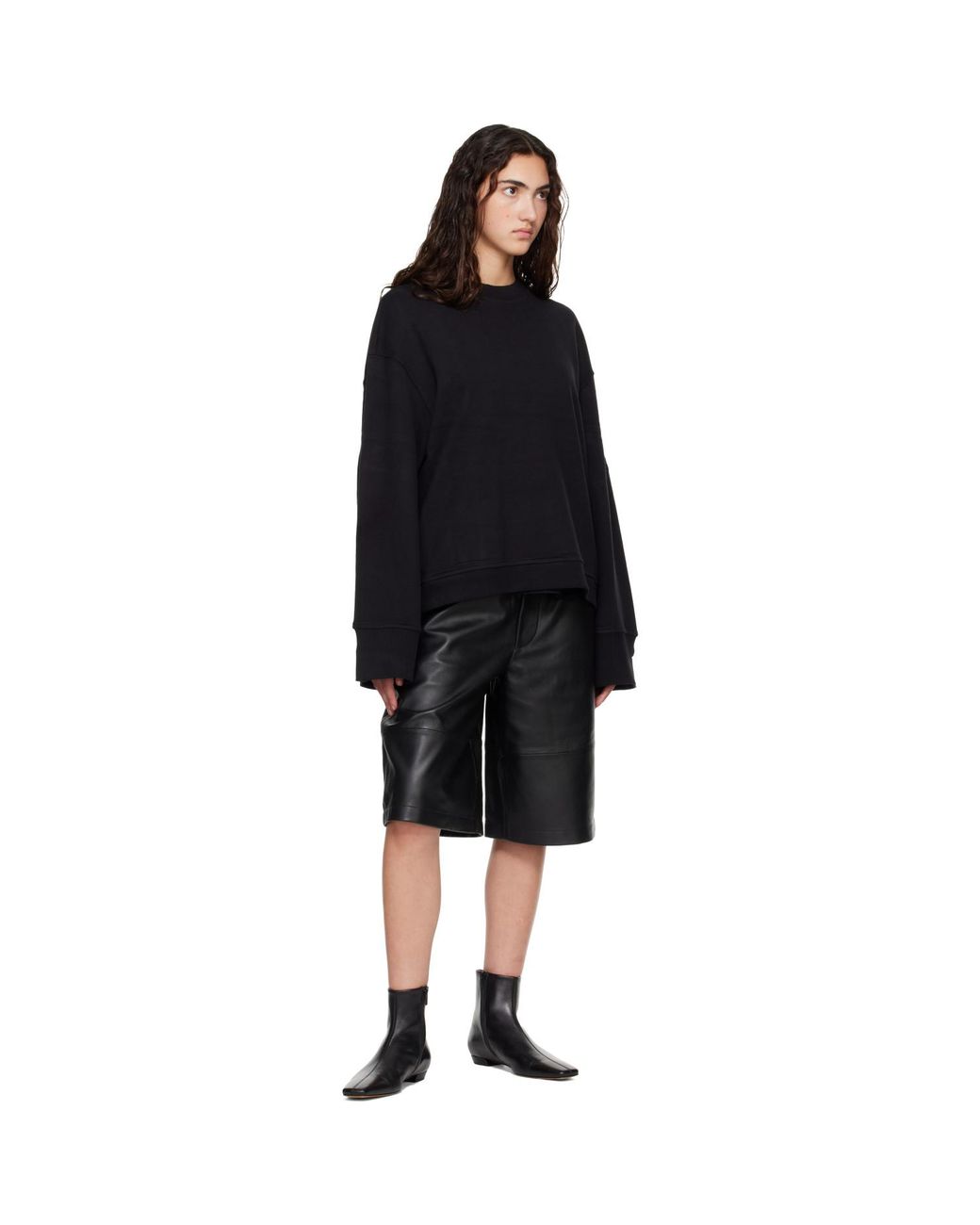 Frankie Shop Black Talia Sweatshirt
