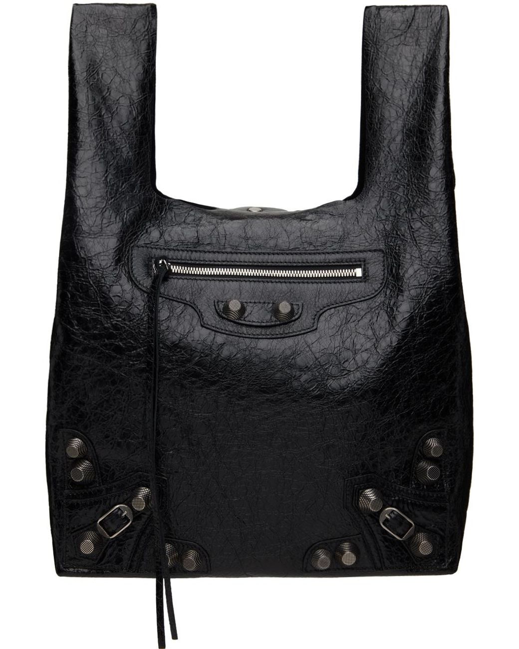 バレンシアガ☆Le Cagole トートバッグ ブラック Le Cagole leather tote bag in black - Balenciaga | Mytheresa