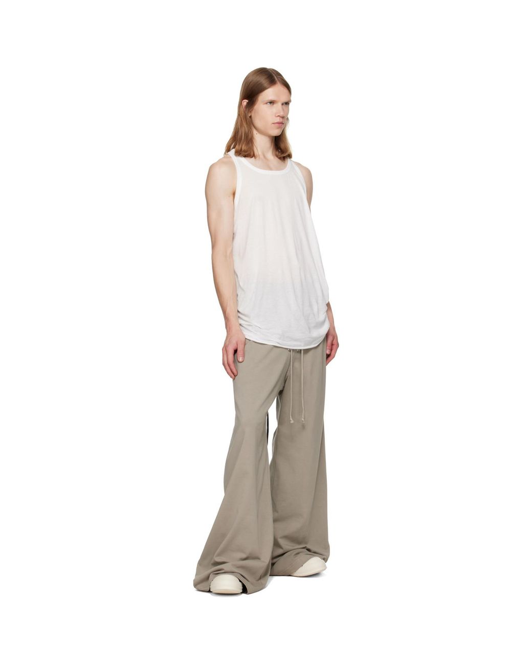 Rick Owens Natural Tower Geth Belas Sweatpants for men