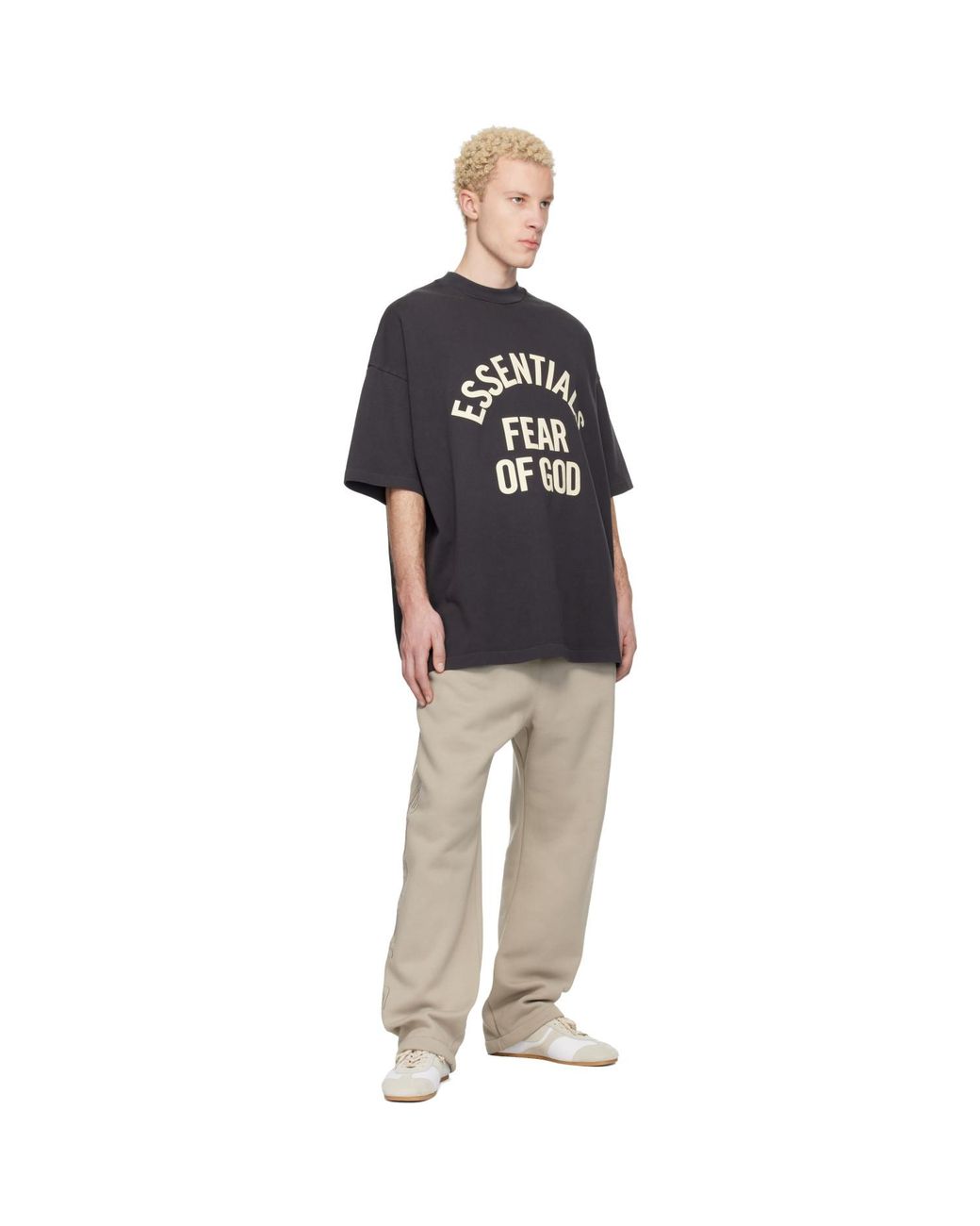 Fear Of God Black Campus 90S Short Sleeve T-Shirt for men