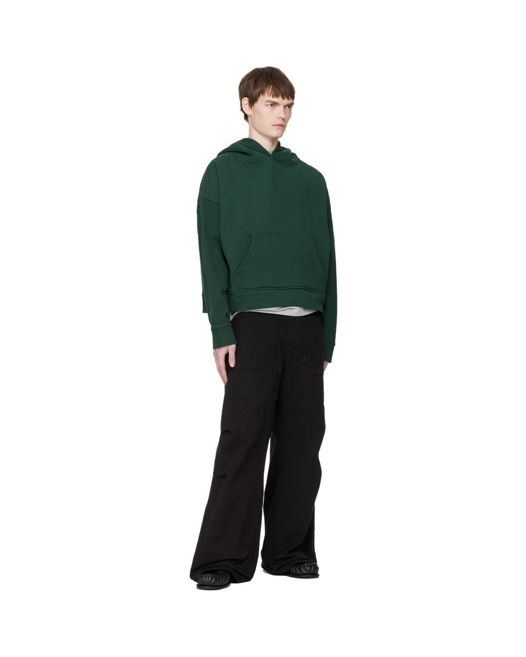 Entire studios Green Heavy Hoodie for men