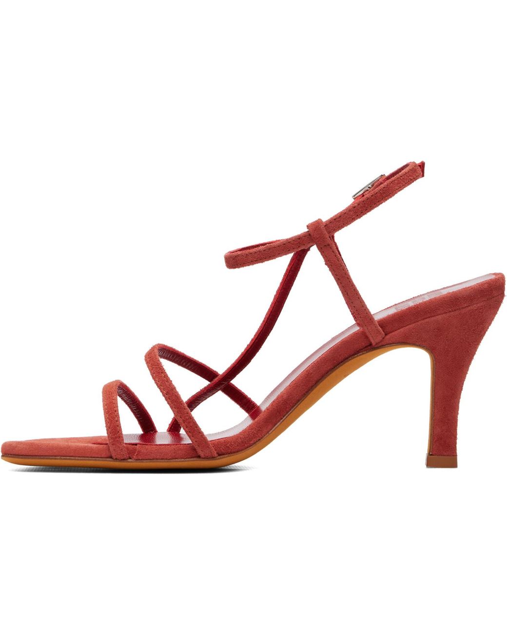 Maryam Nassir Zadeh Red Irene Heeled Sandals