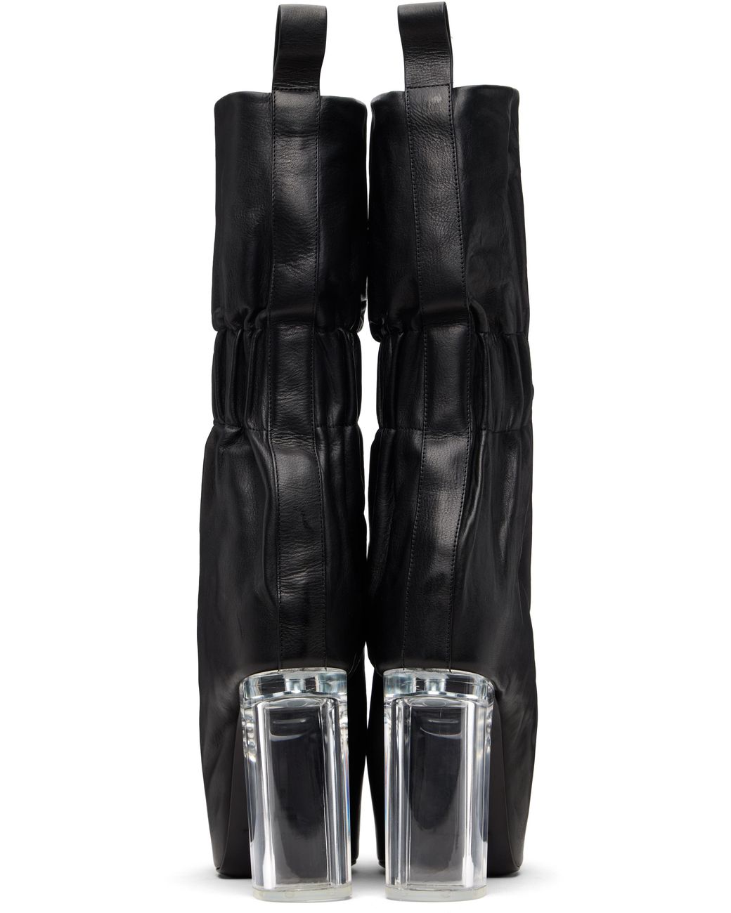 Rick Owens Black Temple Tied Taquito Boots for men