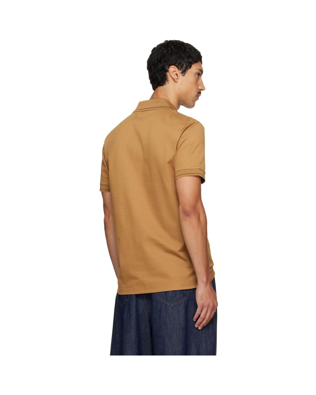 Ferragamo Multicolor Tan Gancini Polo for men