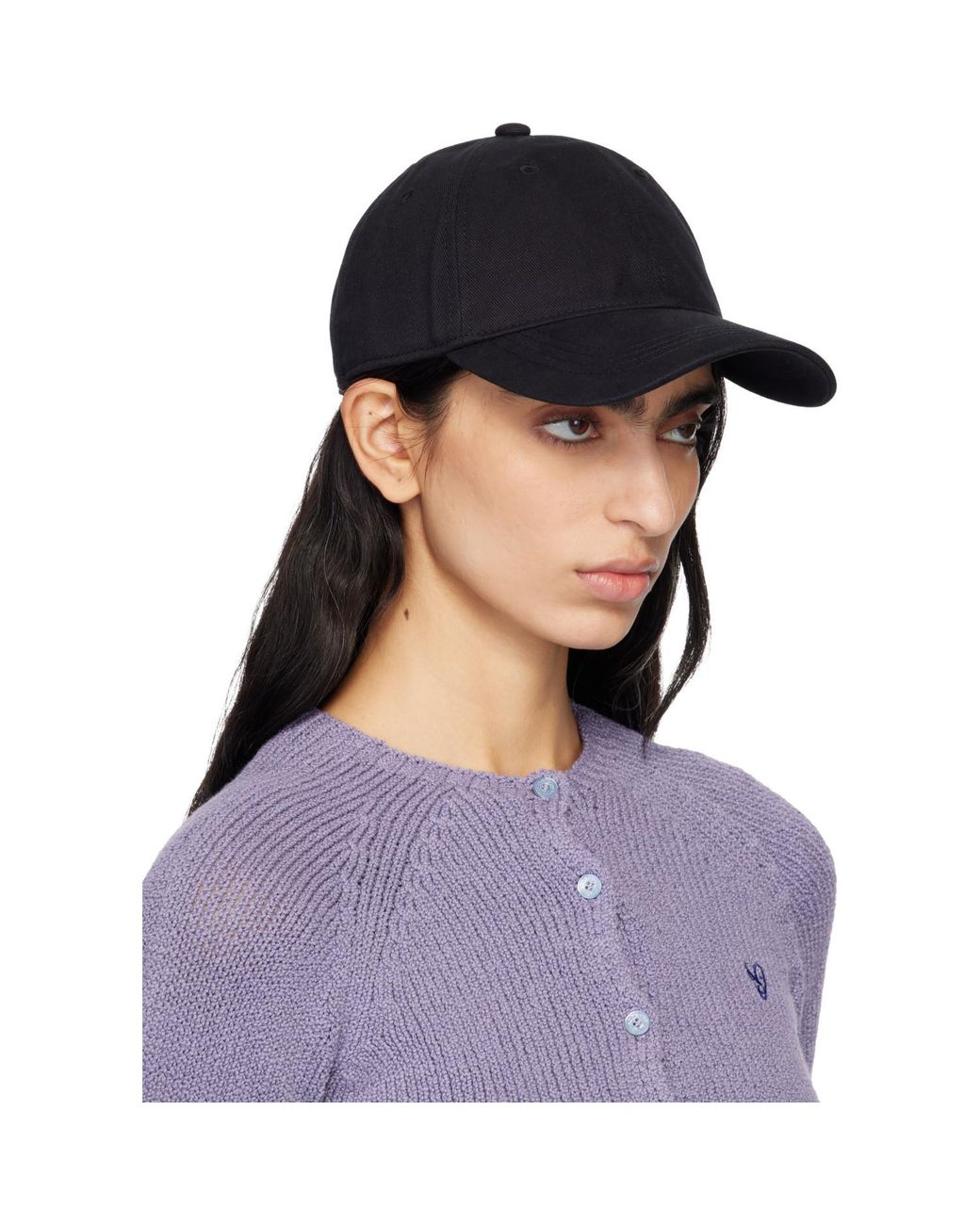 Acne Blue Embroidered-Logo Cap