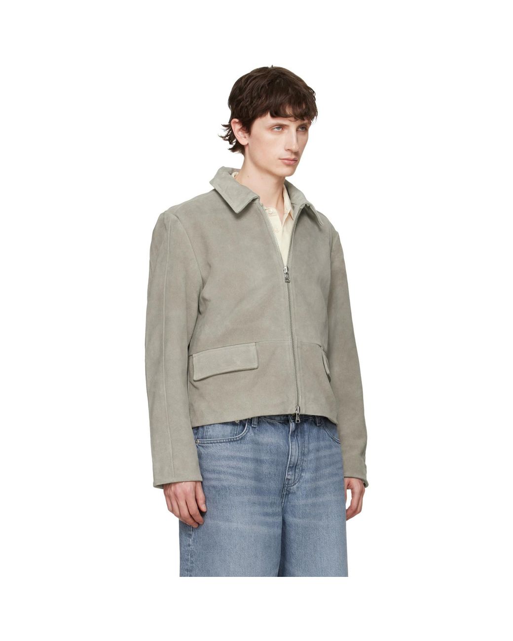 Won Hundred Multicolor Denzel Suede Leather Jacket for men