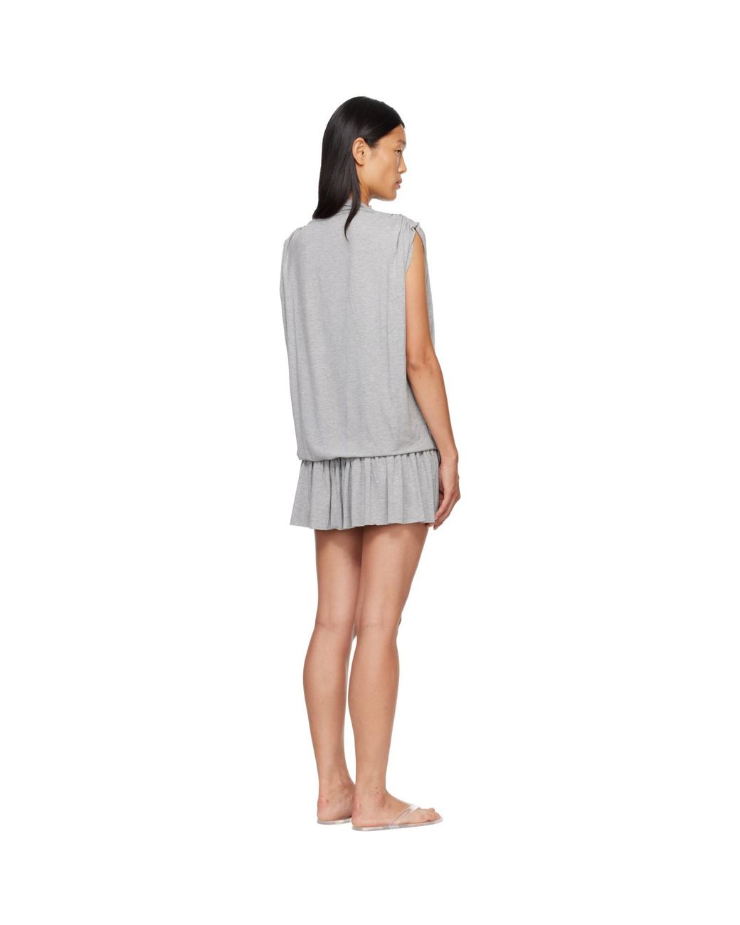GIMAGUAS Gray Bombi Minidress