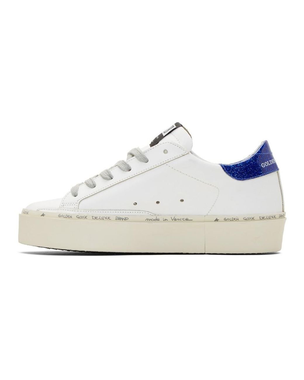 Golden goose hi store star glitter platform sneaker