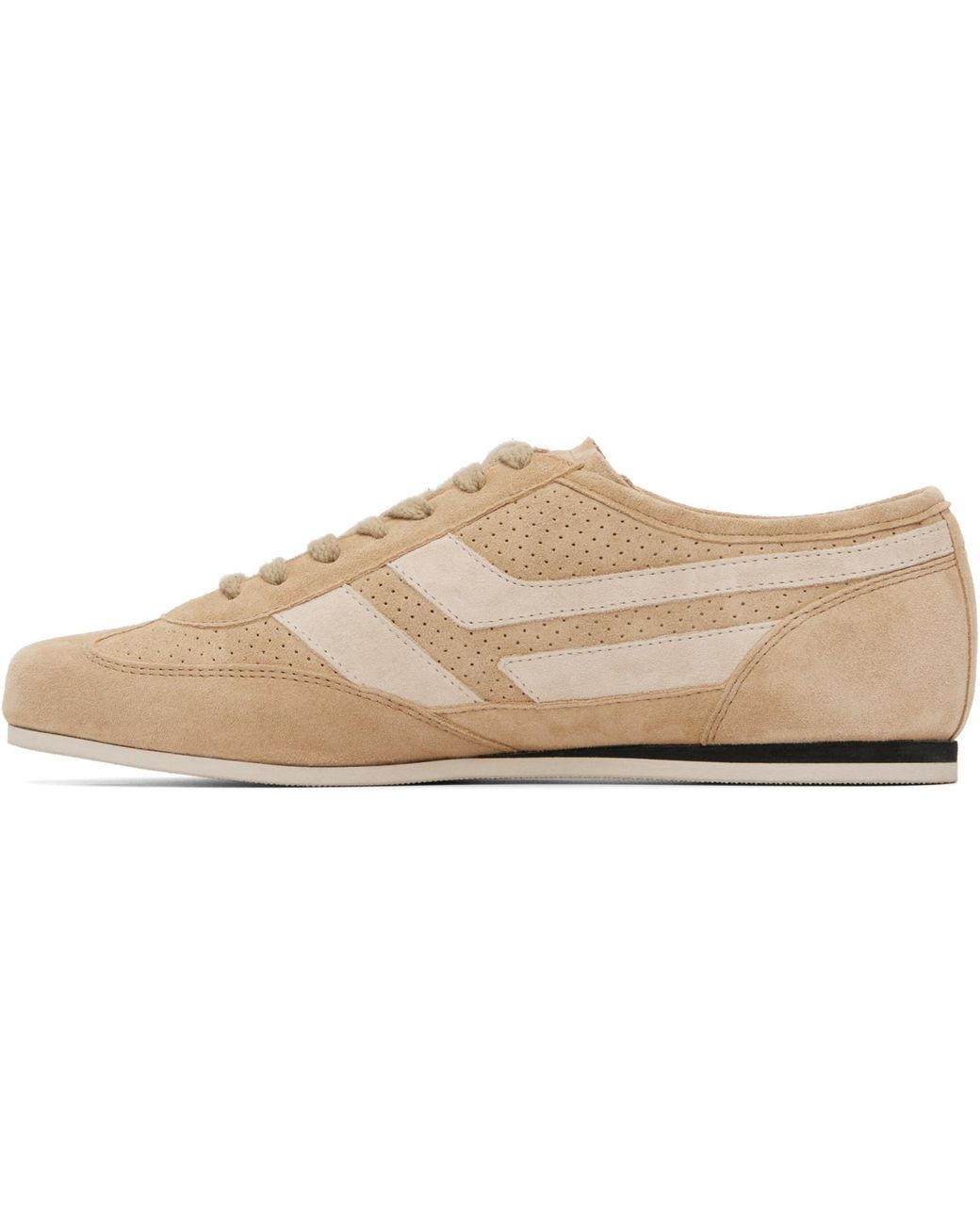 Tom Ford Black Perforated Suede Brook Sneakers for men