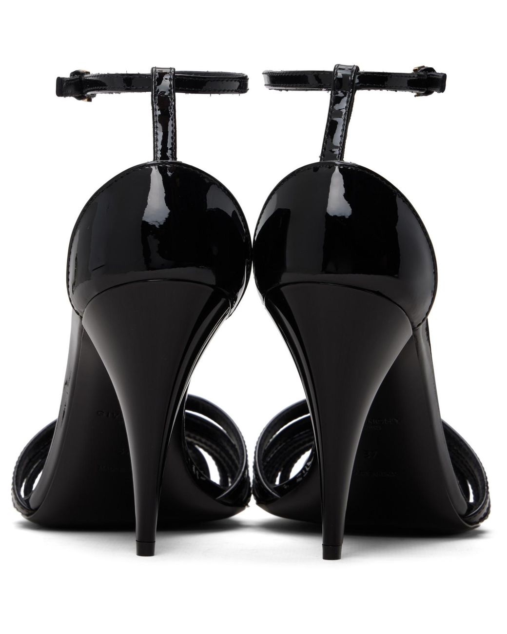 Givenchy Black Cage Heeled Sandals