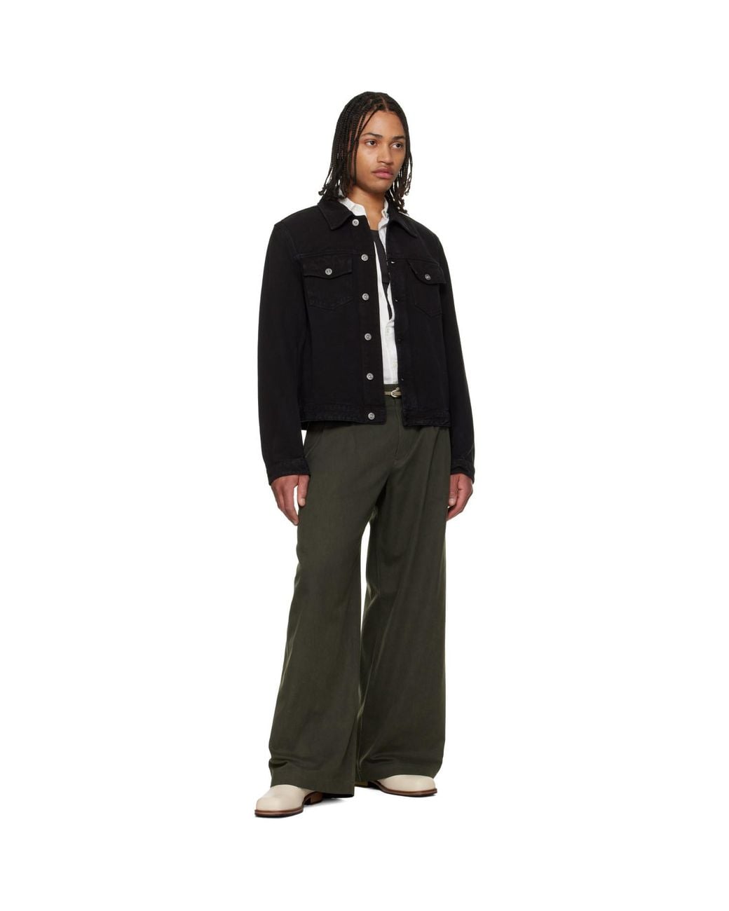 Our Legacy Black Origin Denim Jacket for men