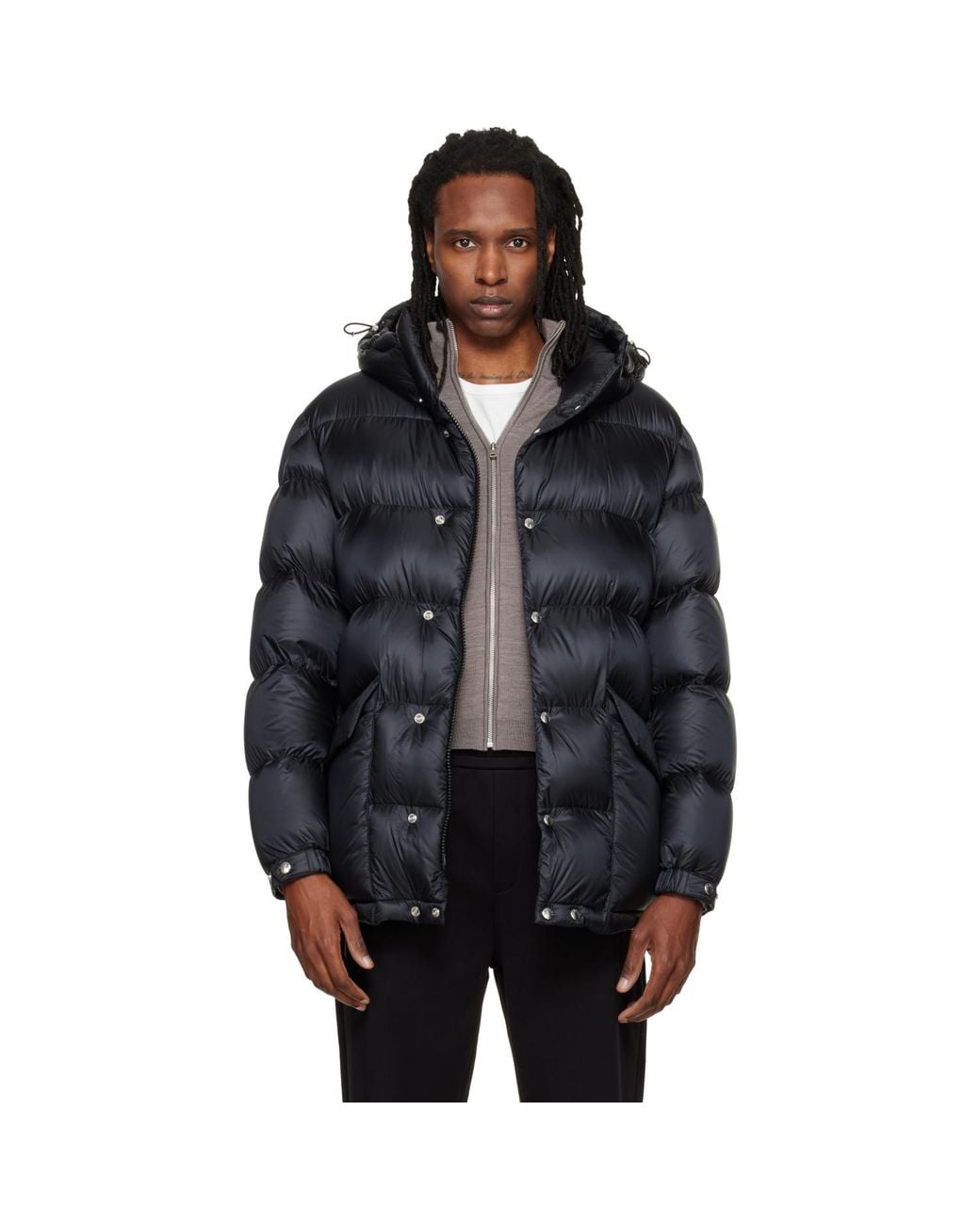 Moncler Black Orelith Short Down Jacket for men