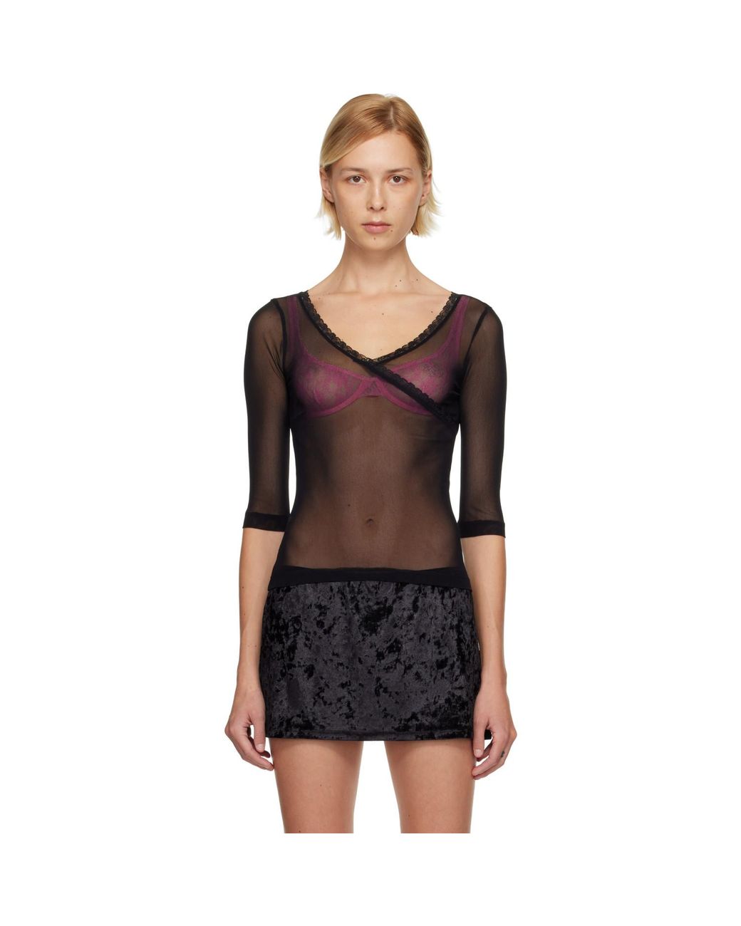 Fruity Booty Black Moss Wrap T-Shirt