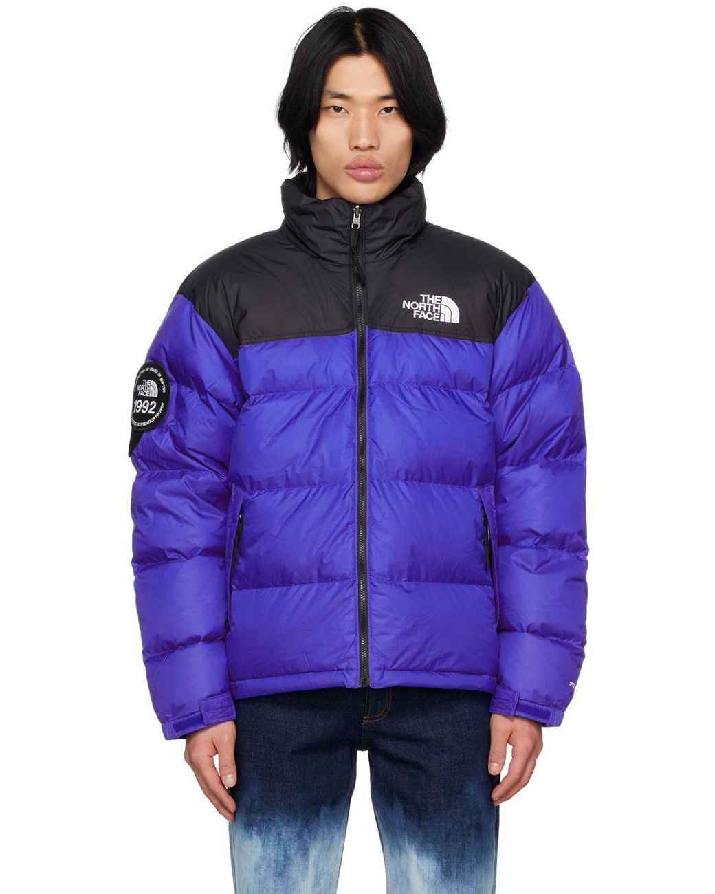 The North Face Blue '92 Retro Anniversary Nuptse Down Jacket in Purple