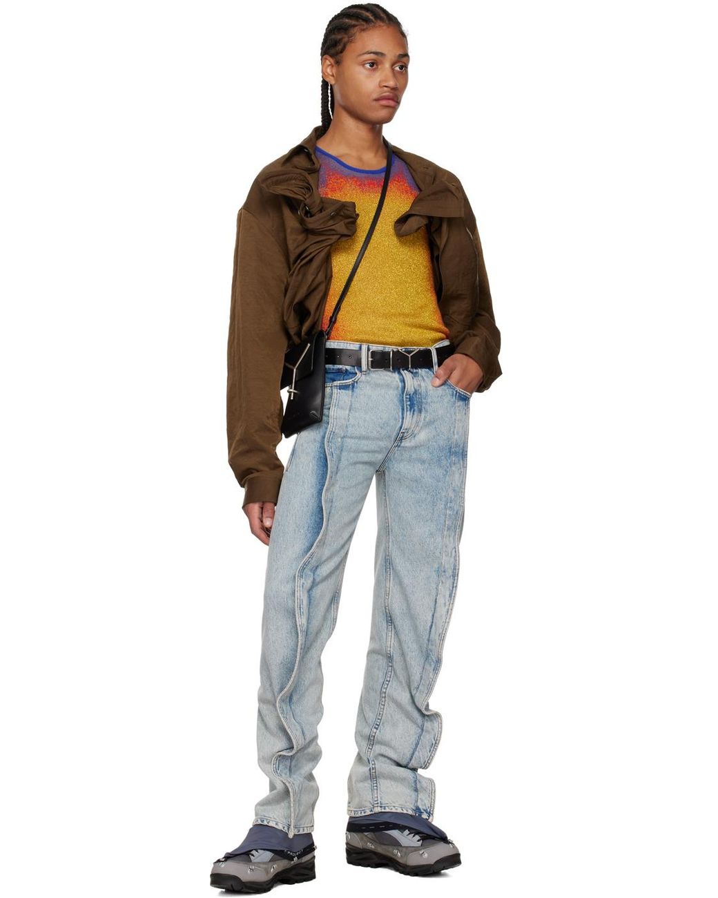 メンズ Y. Project Y ポシェット ポーチ ブラック | Lyst