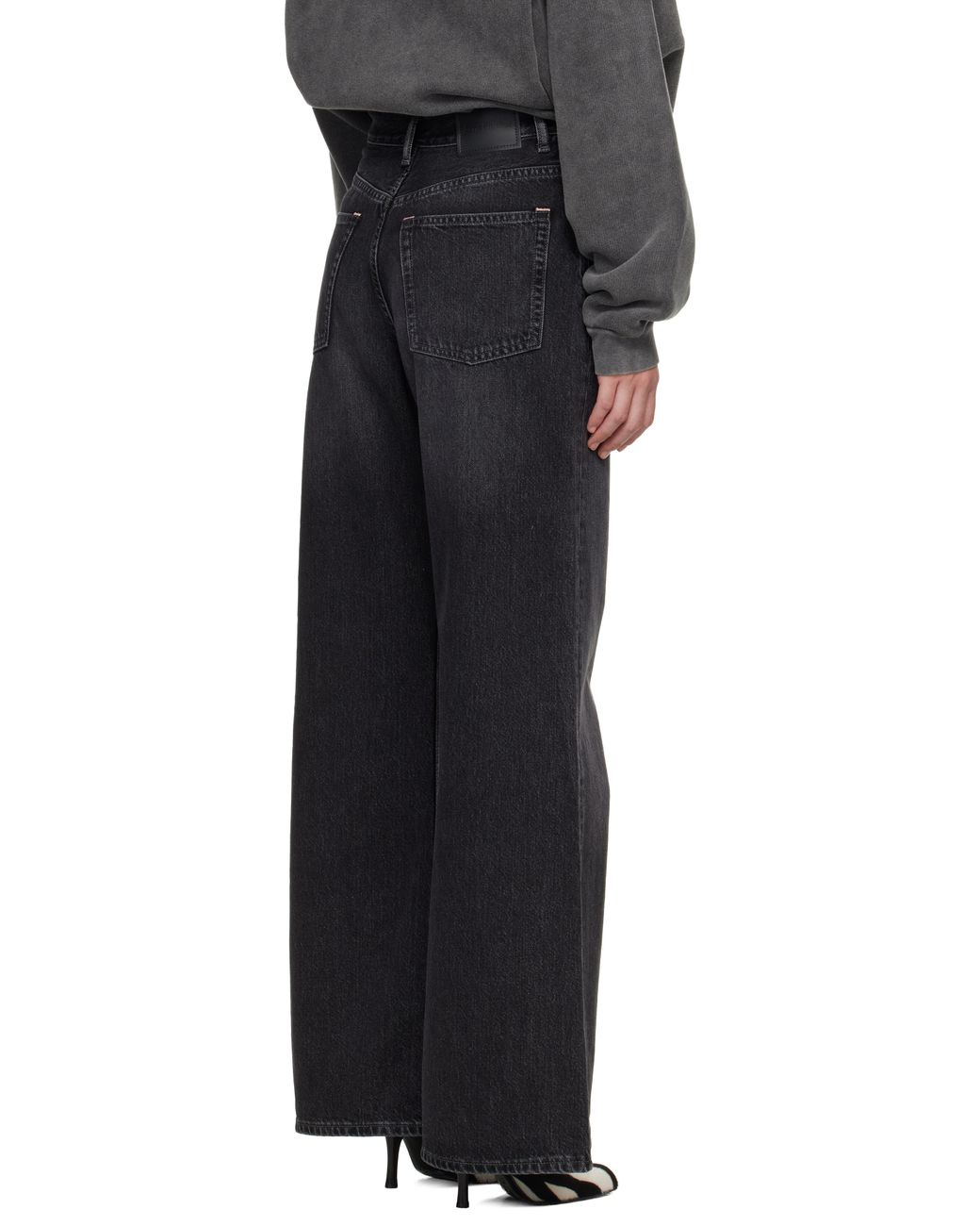 Acne Black 2022F Regular Fit Jeans