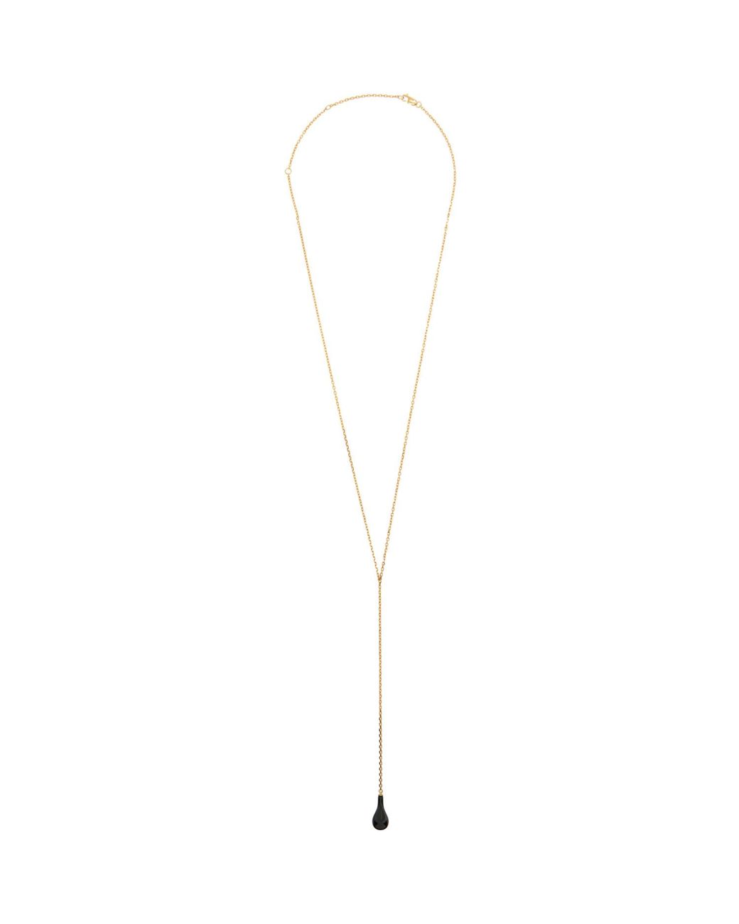 Totême White Onyx Drop Necklace