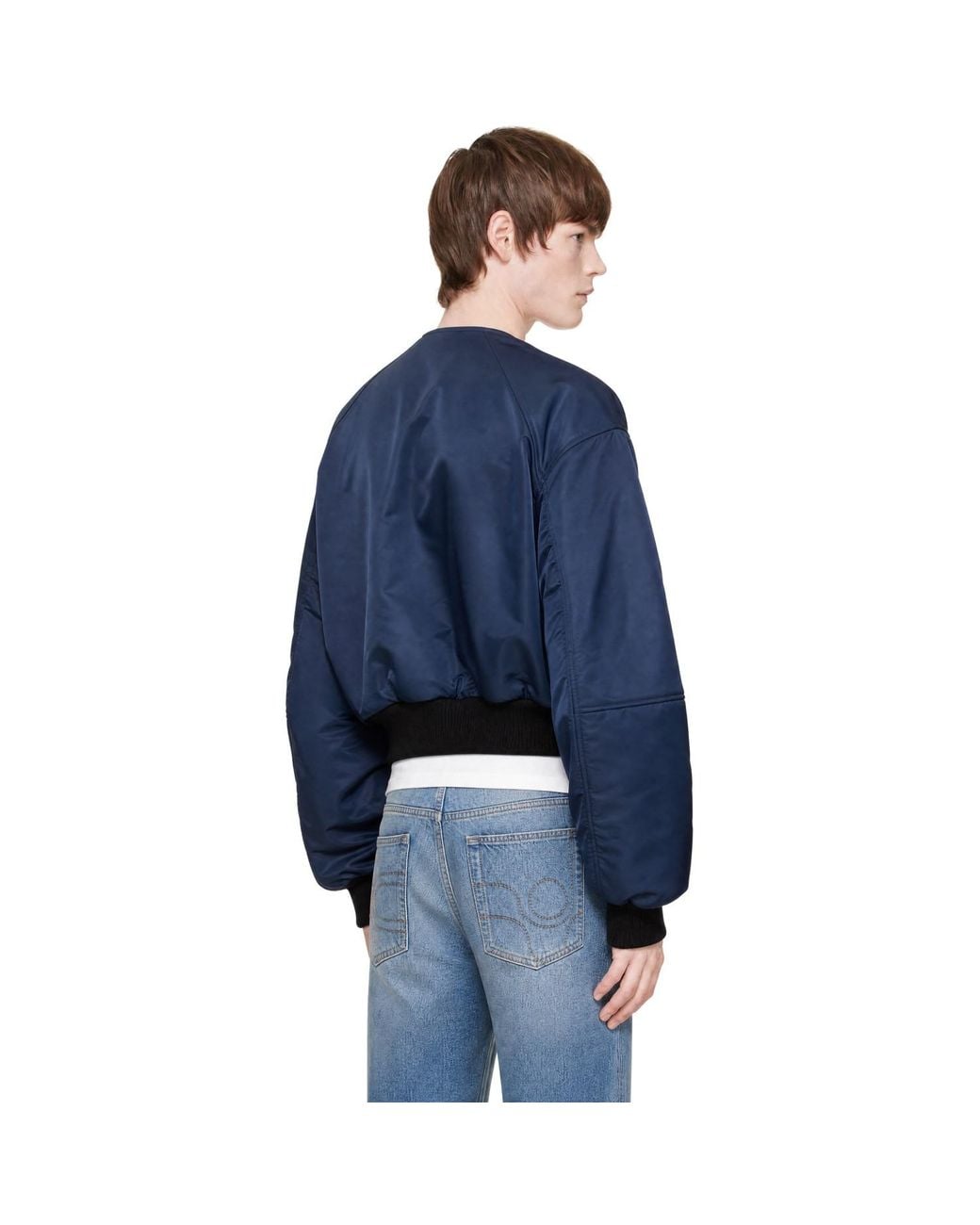 HYACYN Blue Laminim Jacket for men