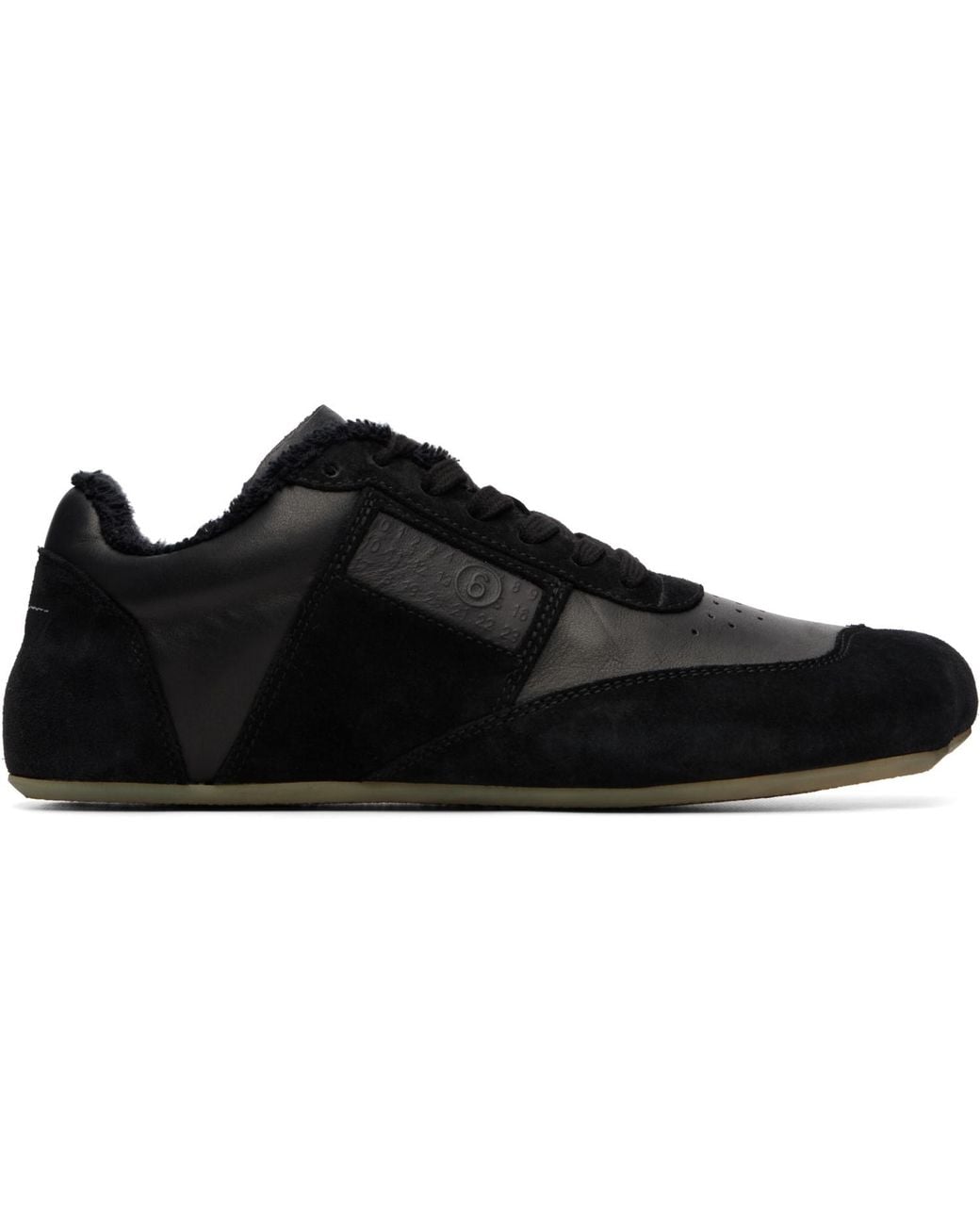 MM6 by Maison Margiela Black Anatomic Sneakers for men