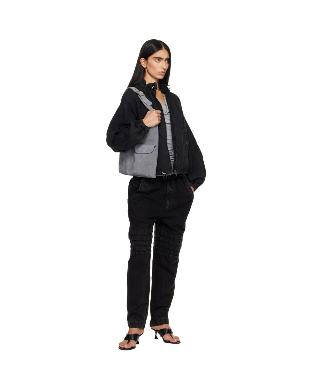 Isabel Marant Black Mellya Trousers