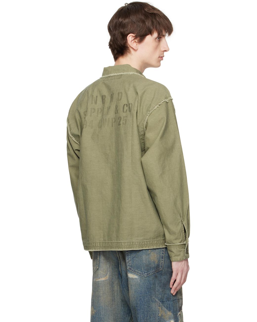 【新品L】NEIGHBORHOOD UNTRIMMED ZIP SHIRT LS UNTRIMMED ZIP SHIRT LS