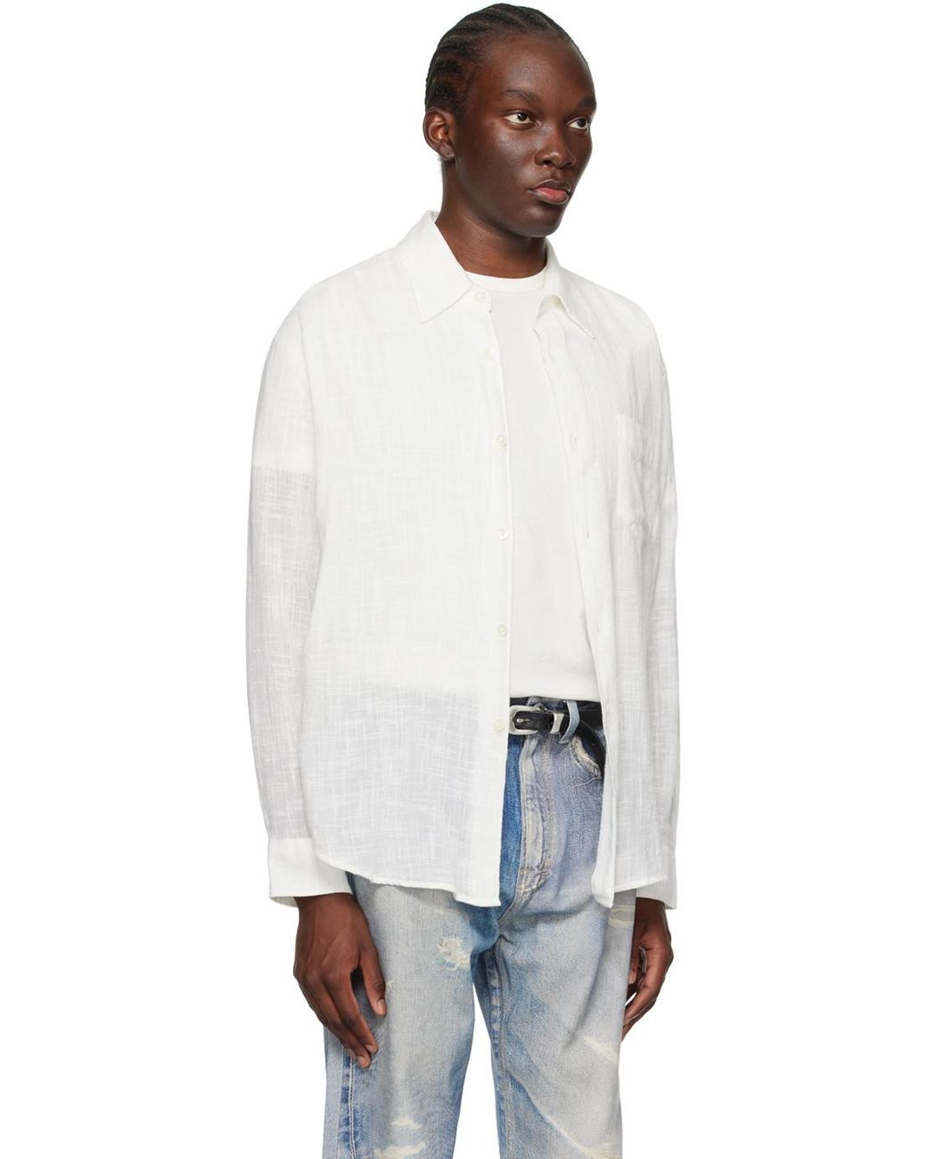 OUR LEGACY アワーレガシー coco shirt ホワイト Our Legacy - Coco Shirt Off White Air Cotton