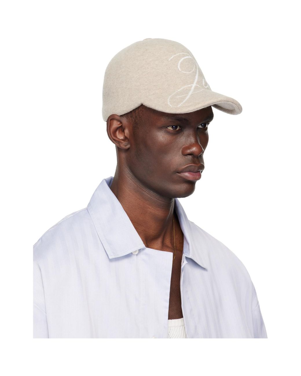 Jacquemus Brown 'The Atelier' Baseball Cap for men