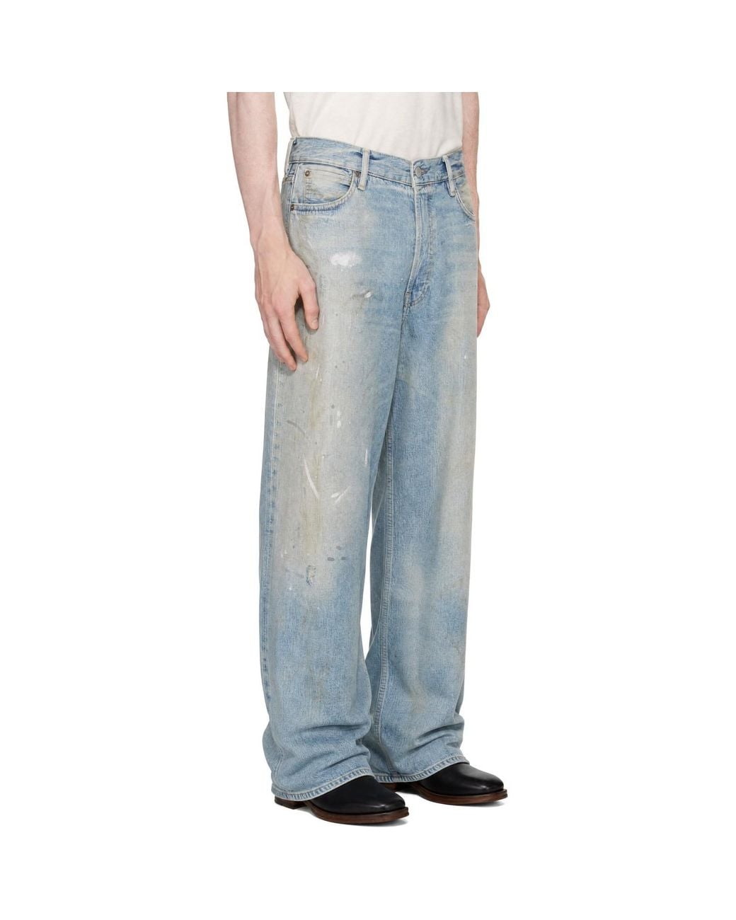 Acne Blue Loose Fit 1981 Jeans for men
