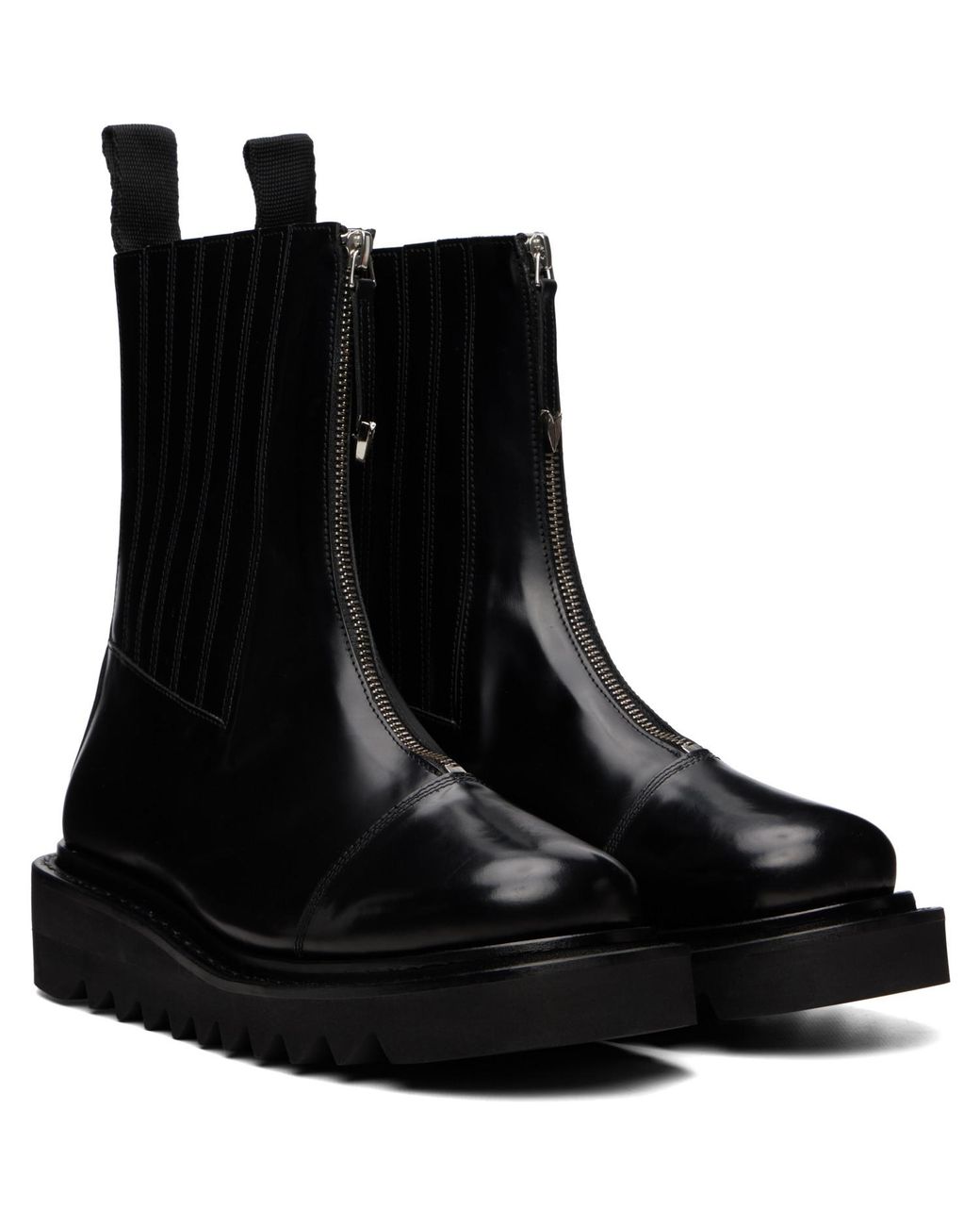 Toga Virilis Black Ssense Exclusive Aj1219 Chelsea Boots for men