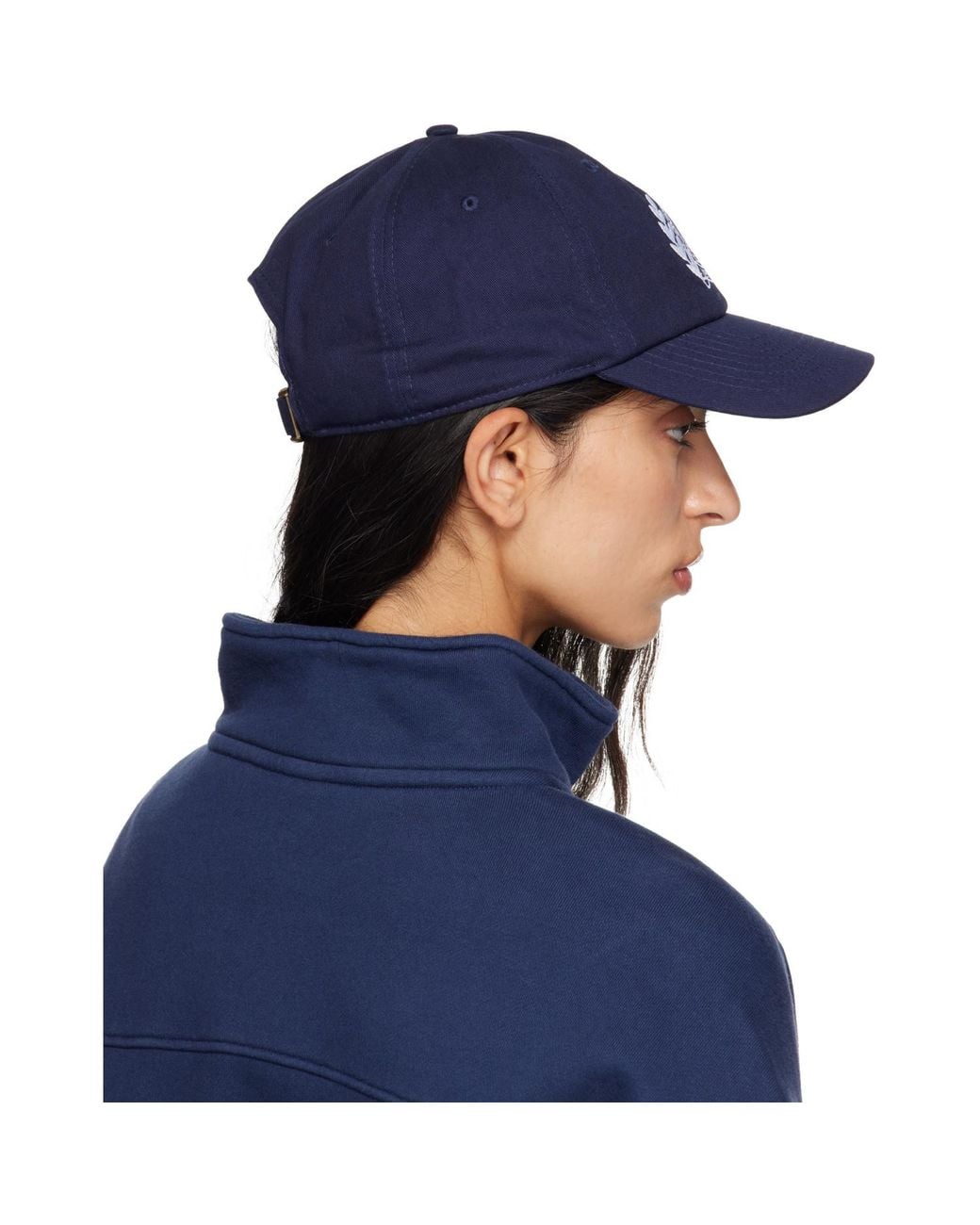 Sporty & Rich Blue Ny Crest Hat