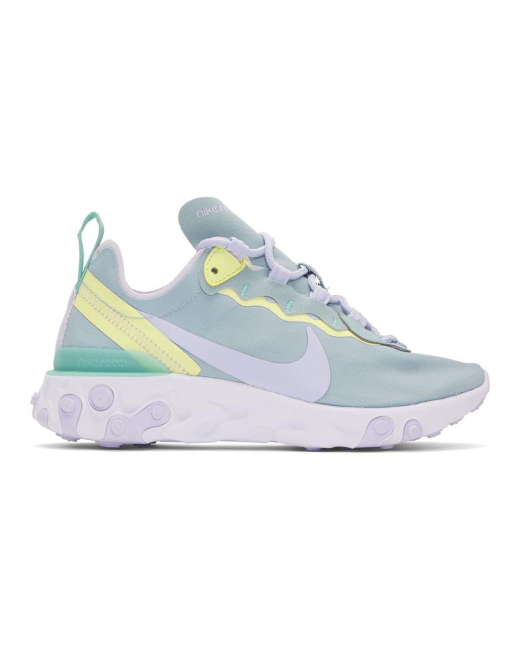 nike react element 55 women's blue