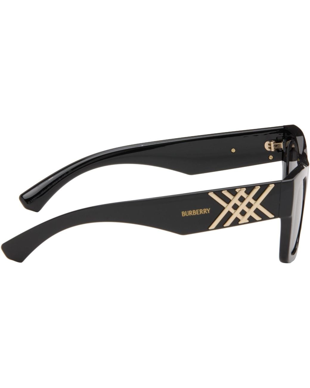 Burberry Gray Square Sunglasses