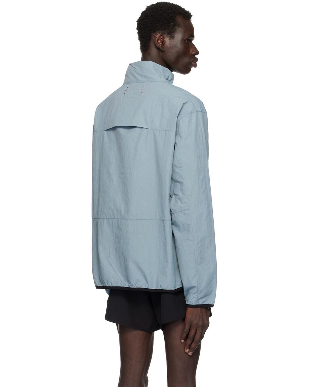 District Vision Recycled Half-Zip Shell Jacket in Black for Men | Lyst