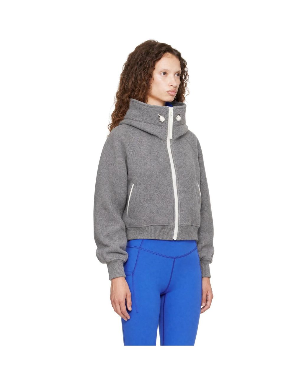 Canada Goose Gray Chilliwack Fleece Disc Bomber Jacket