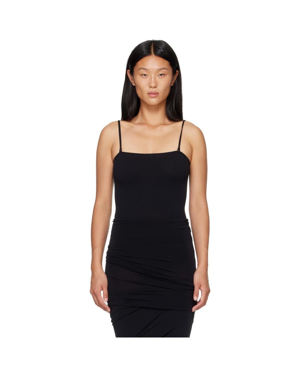 Wolford Black Tube Skin Contour Bodysuit