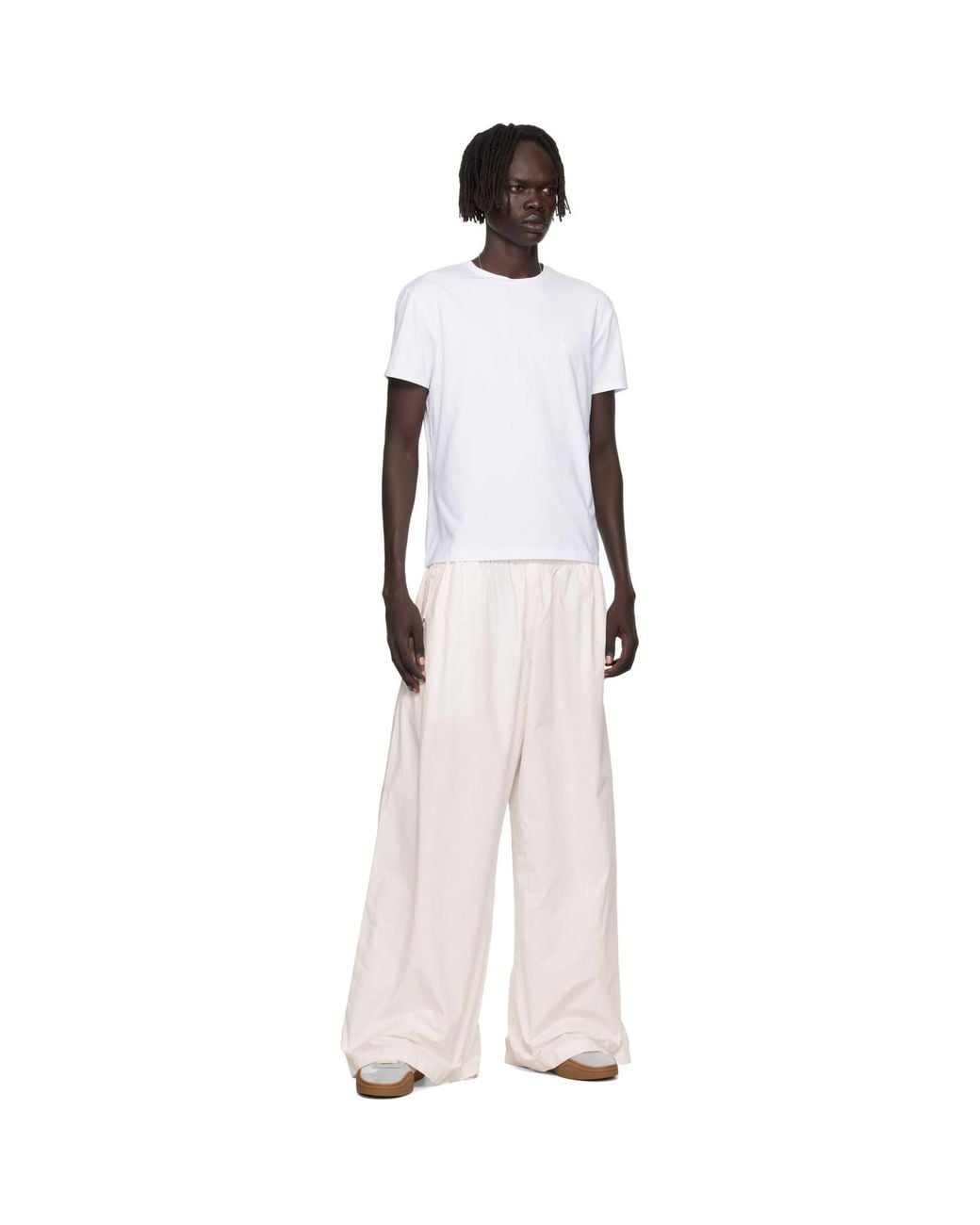 Acne Black Regular Fit T-Shirt for men