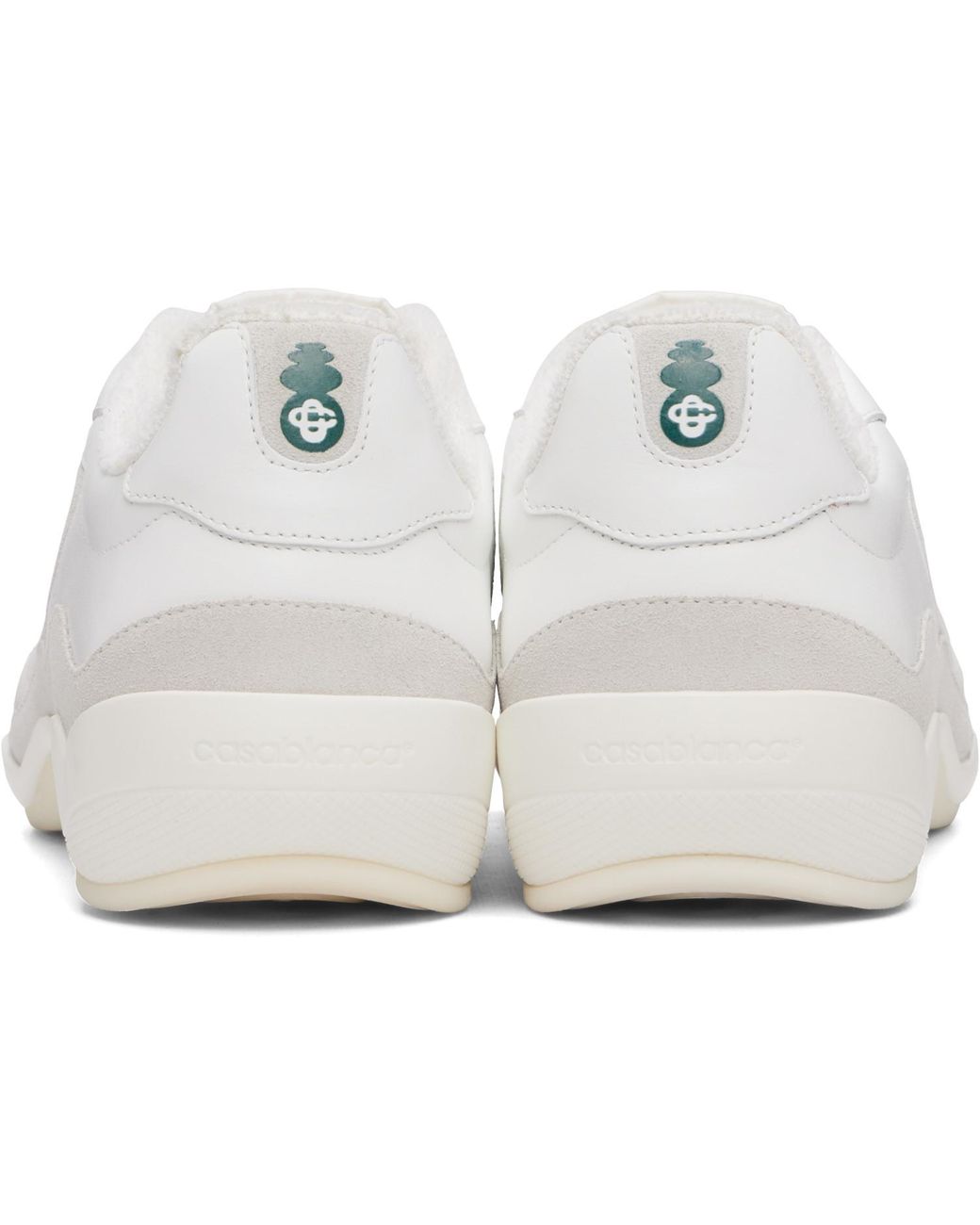Casablanca White Squash Indoor Sneakers for men