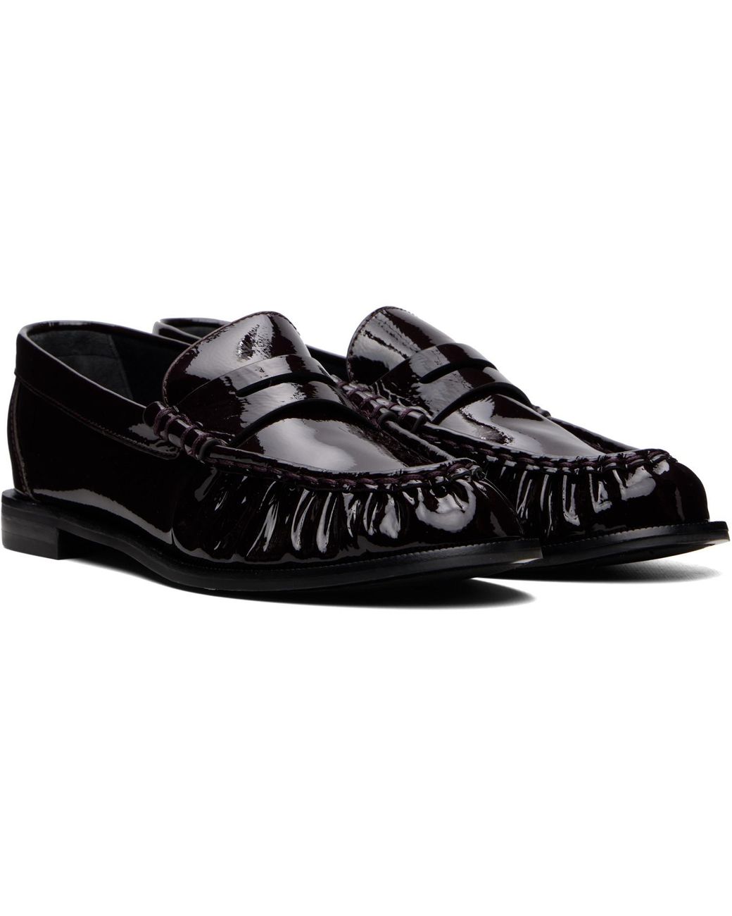 Rag & Bone Black Lexi Leather Loafers