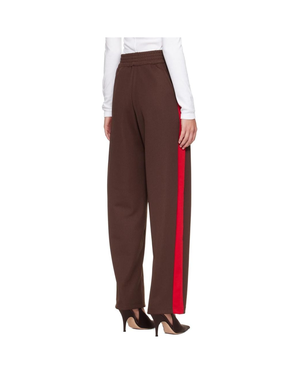 Coperni Red Oversized Track Pants