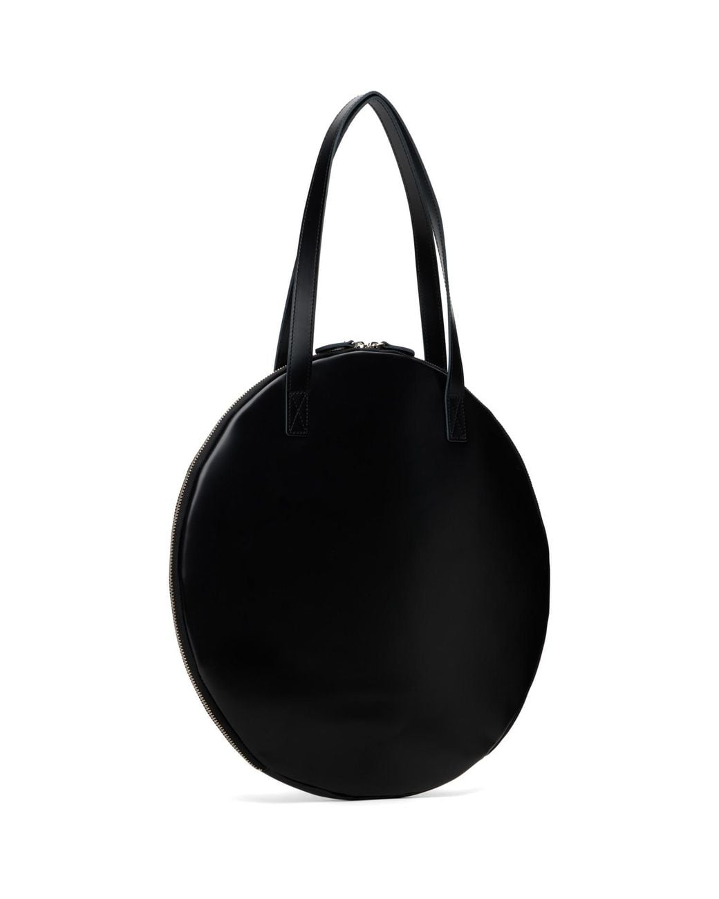 Junya Watanabe Black Smooth Woolleather Bag