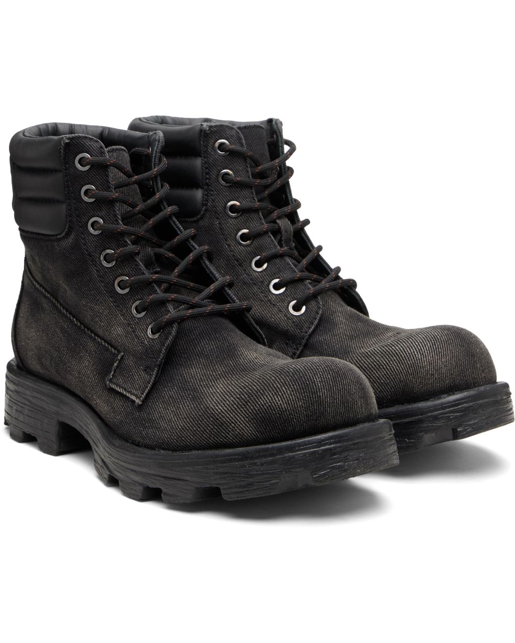 DIESEL D-Hammer Lace Up Boots in Black for Men | Lyst