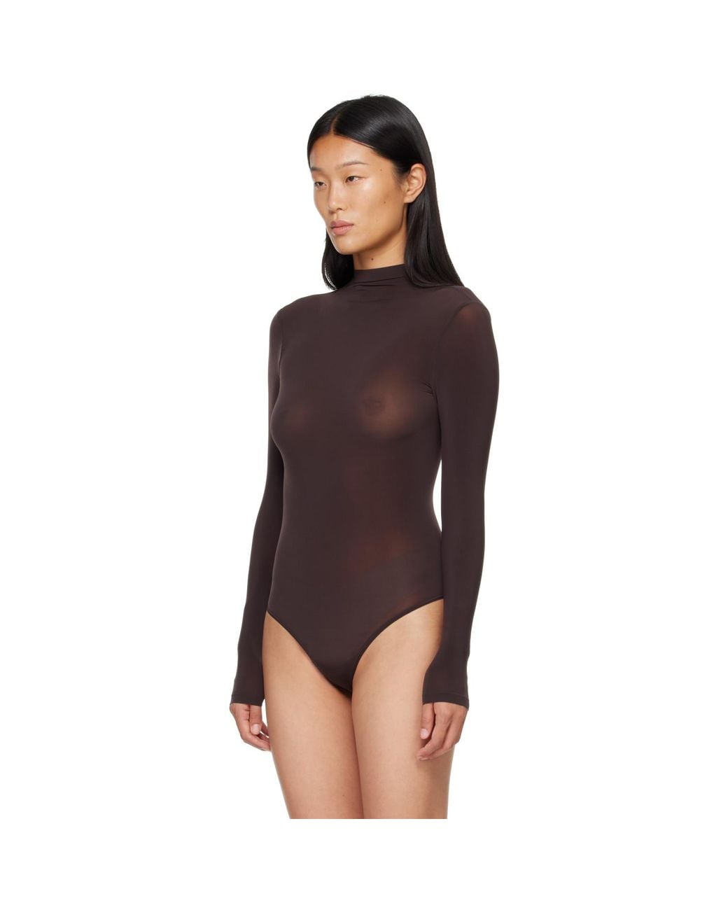 Wolford Purple Buenos Aires String Bodysuit