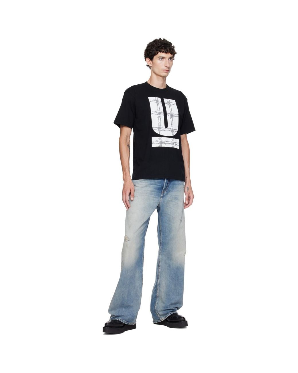 Undercover Black Uc2F3805 T-Shirt for men