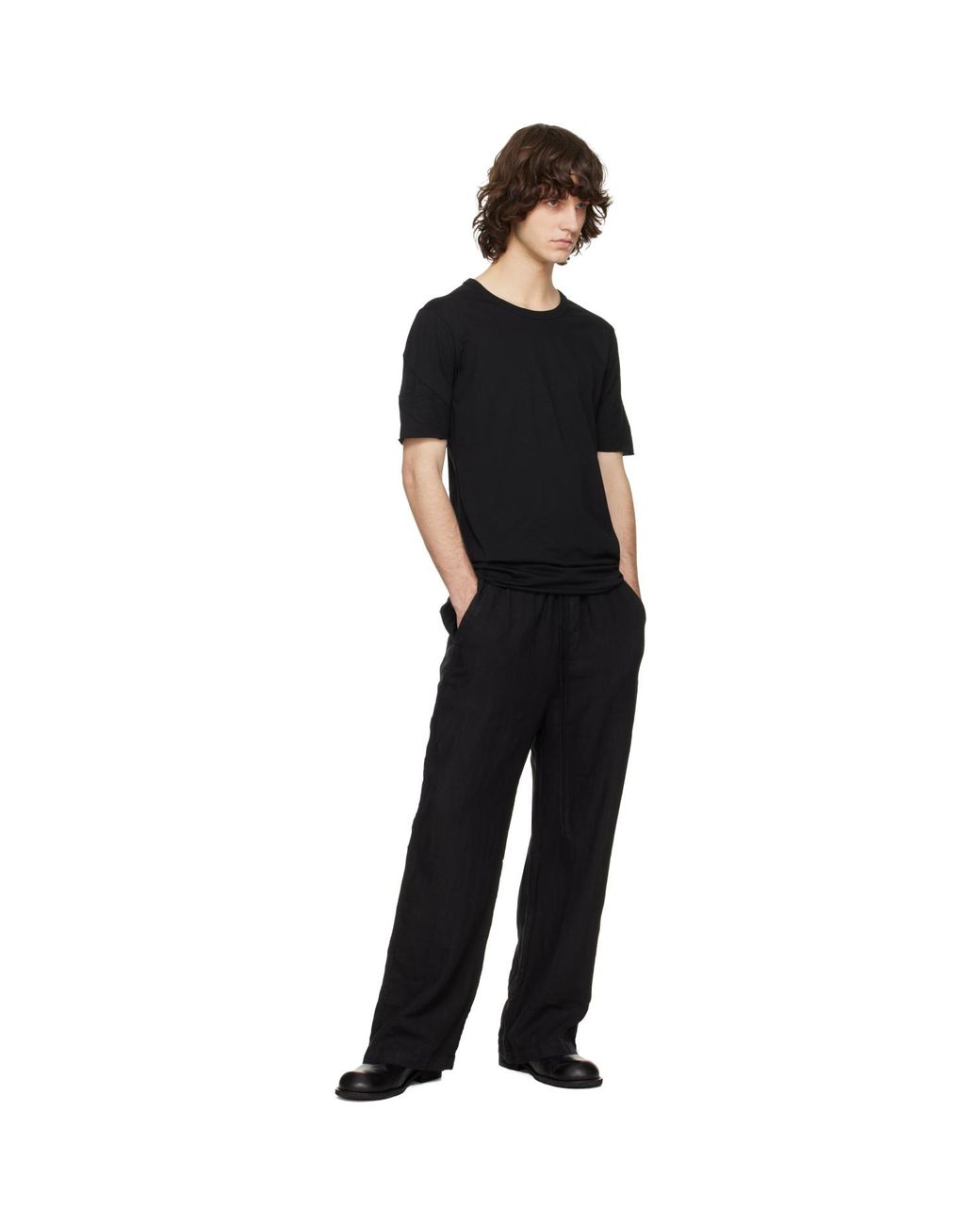 Thom Krom Black M Ts 926 T-Shirt for men