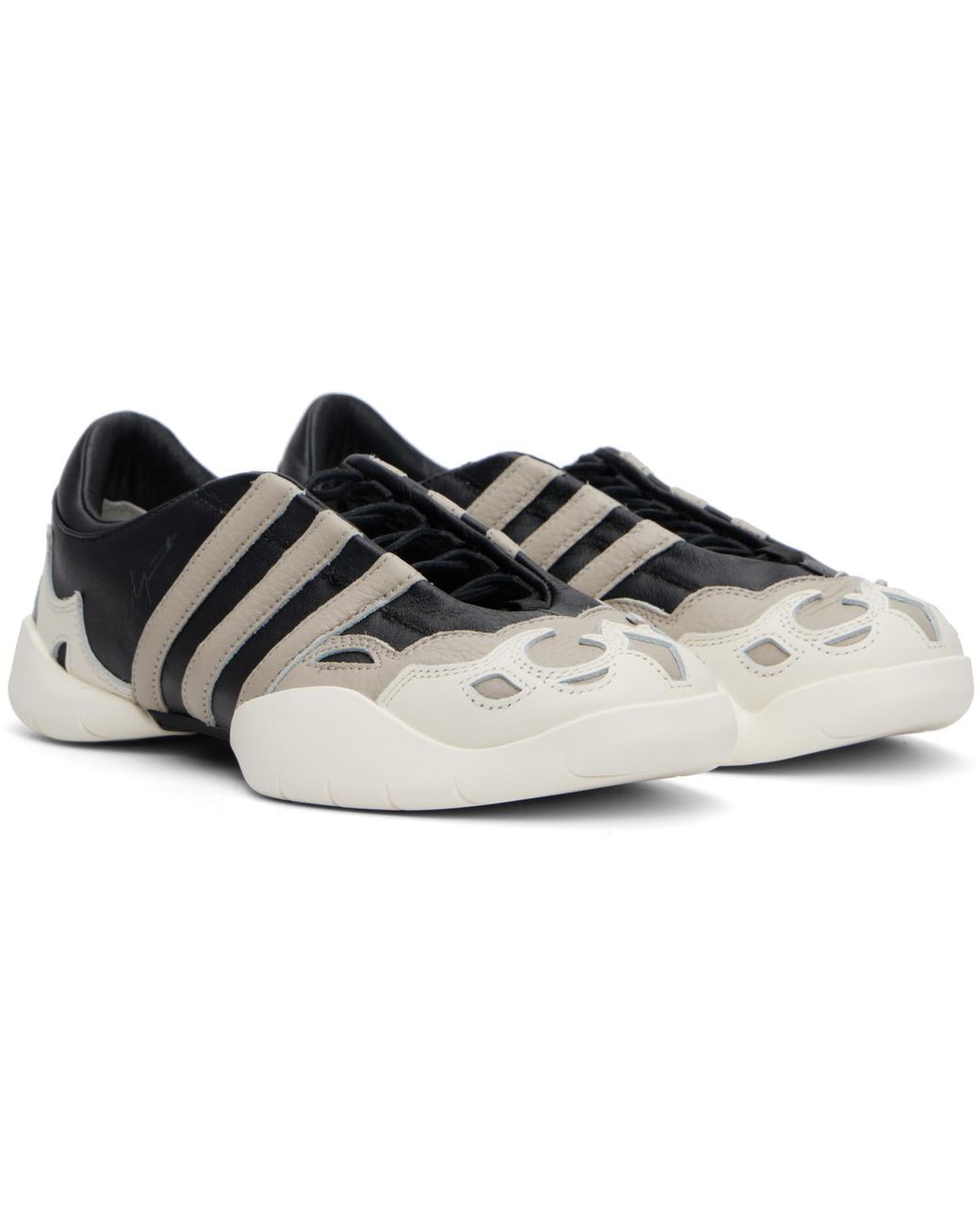 Y-3 Black Regu Mary Jane Sneakers for men