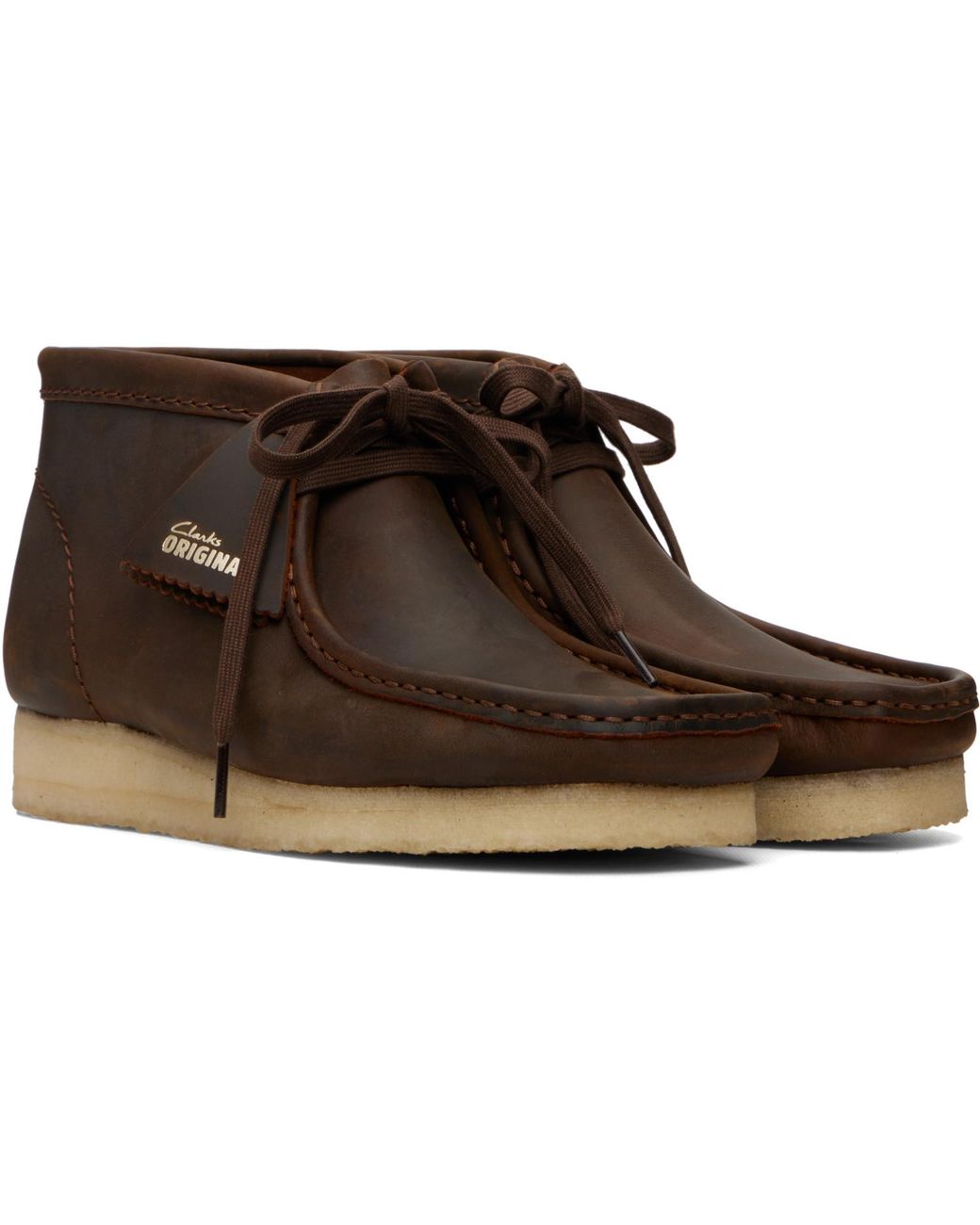 Clarks Brown Wallabee Boots for men