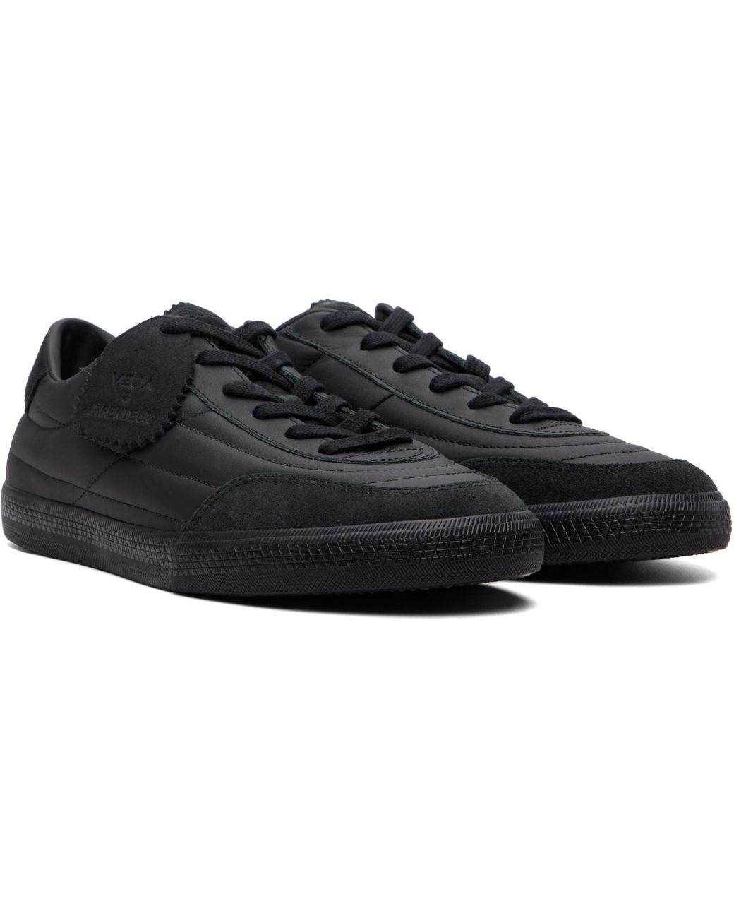 Veja Black Arpenteur Edition Panenka Leather Sneakers for men