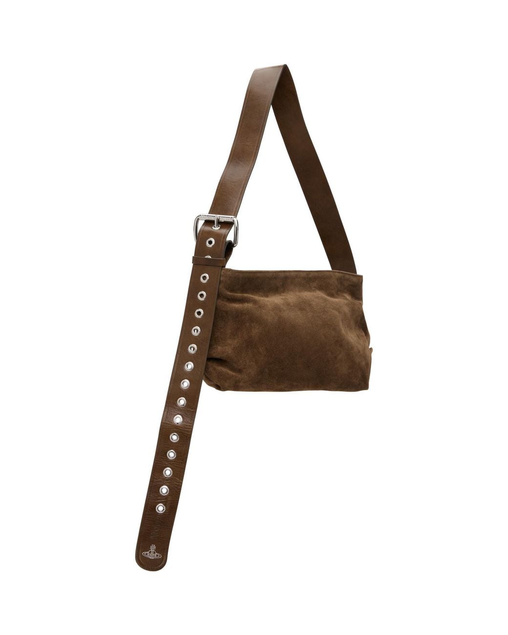 Vivienne Westwood Brown Khaki Maxime Small Shoulder Bag