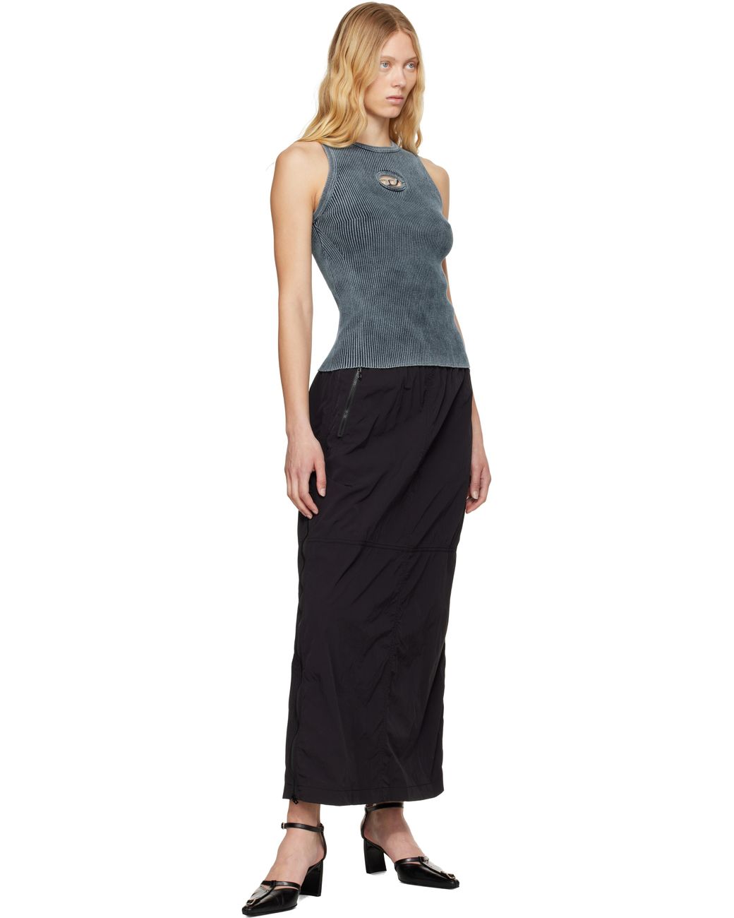DIESEL M-Anchor-A-Sl Tank Top in Blue | Lyst