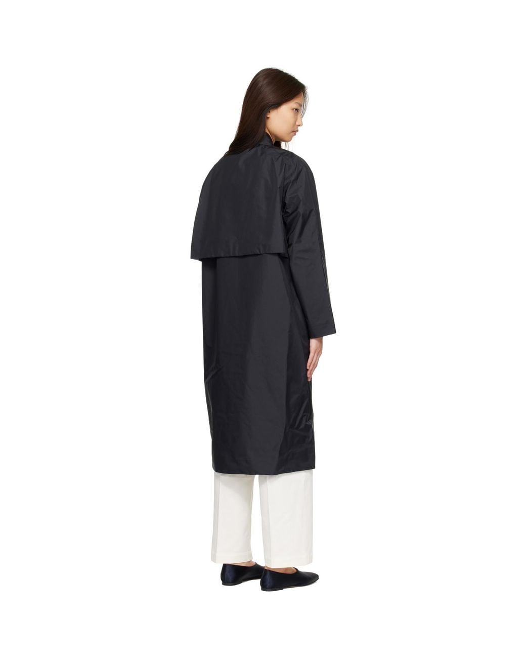Veilance Black Nitra Trench Coat
